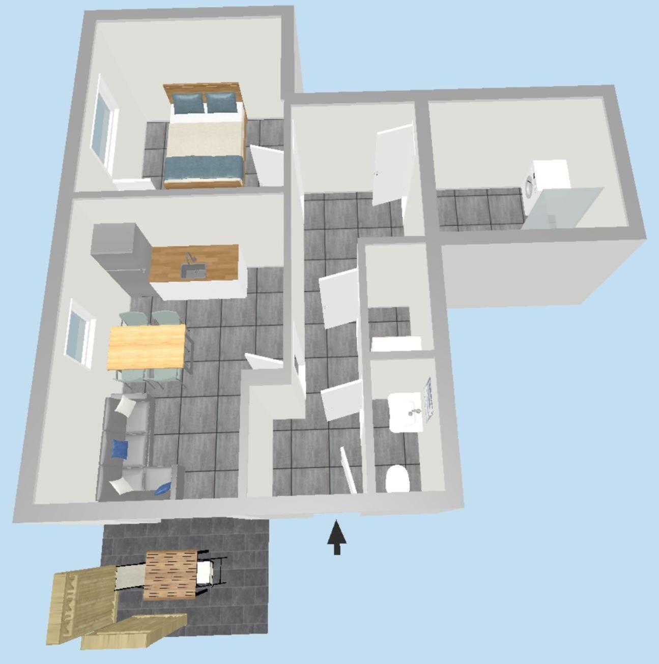 Easytree 4P Switch Tv Apartment Бад Дрибург Екстериор снимка