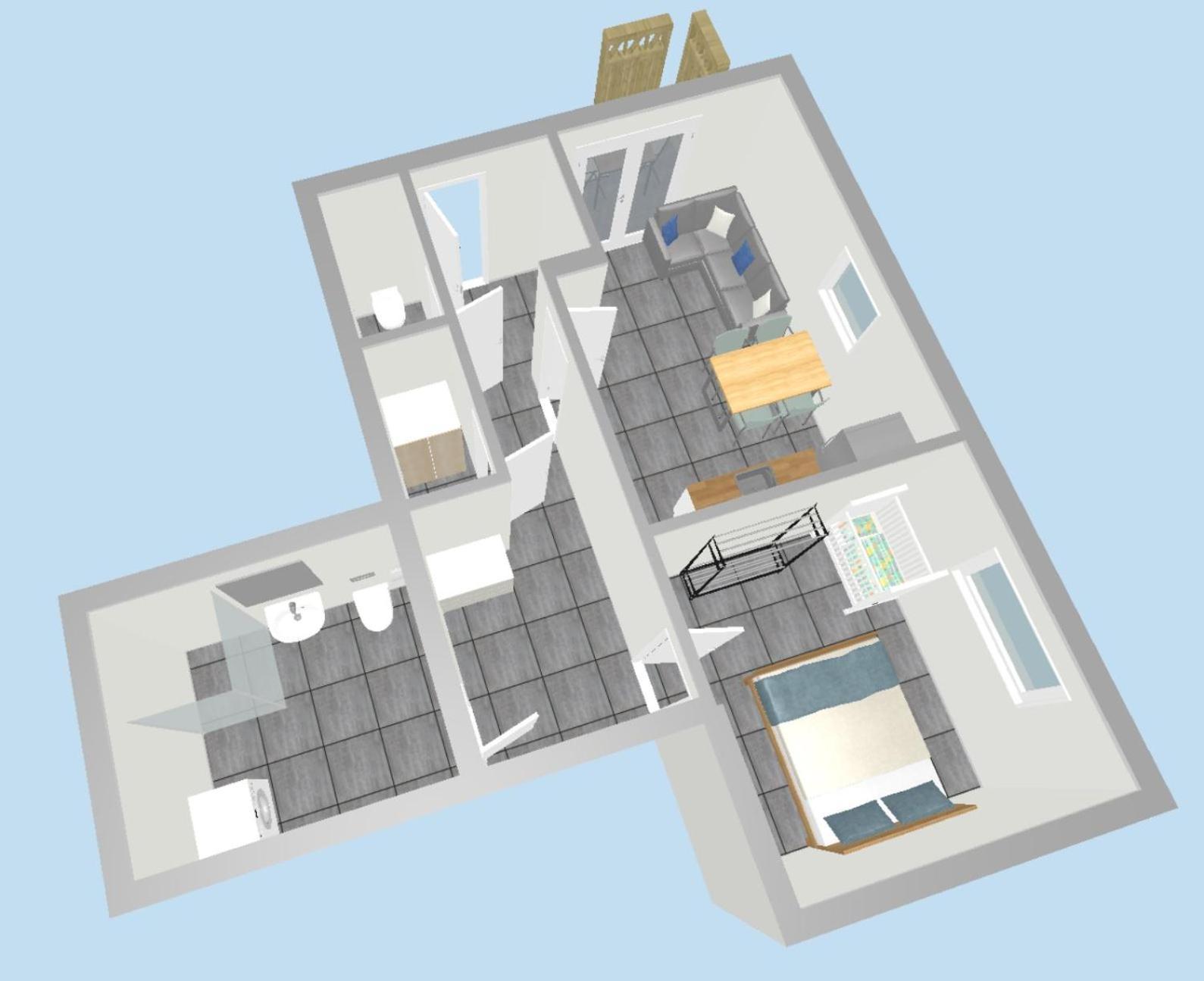 Easytree 4P Switch Tv Apartment Бад Дрибург Екстериор снимка